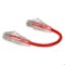 Add-On 6IN RJ-45 MALE TO RJ-45 MALE CAT6 STRAIGHT RED SLIM UTP COPPER PVC PAT ADD-0-5FSLCAT6-RD - alternate 7